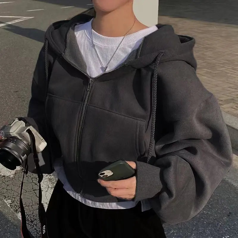 Silvia | Fashionable women's zip-up hoodie