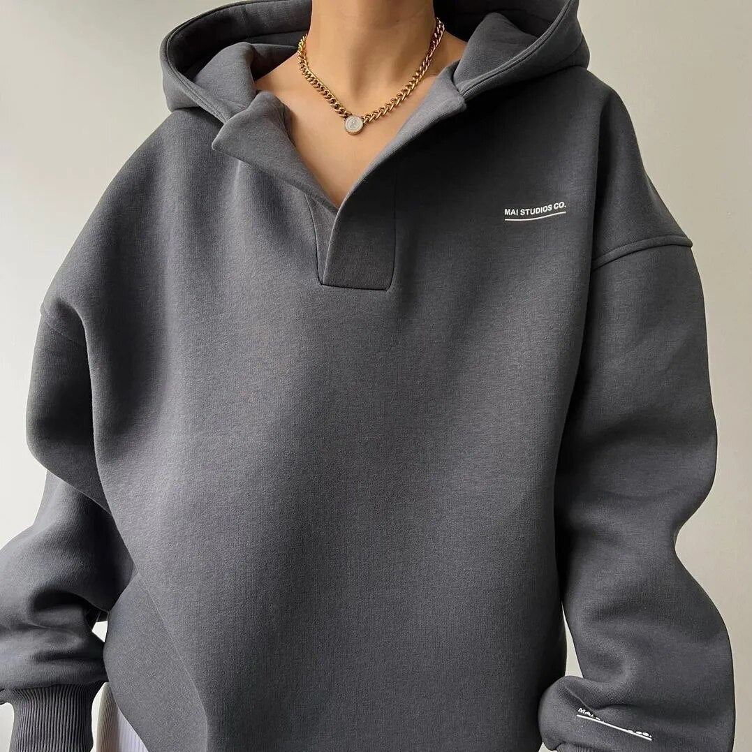 Yesenia® | Pull oversize à turtleneck and V for women