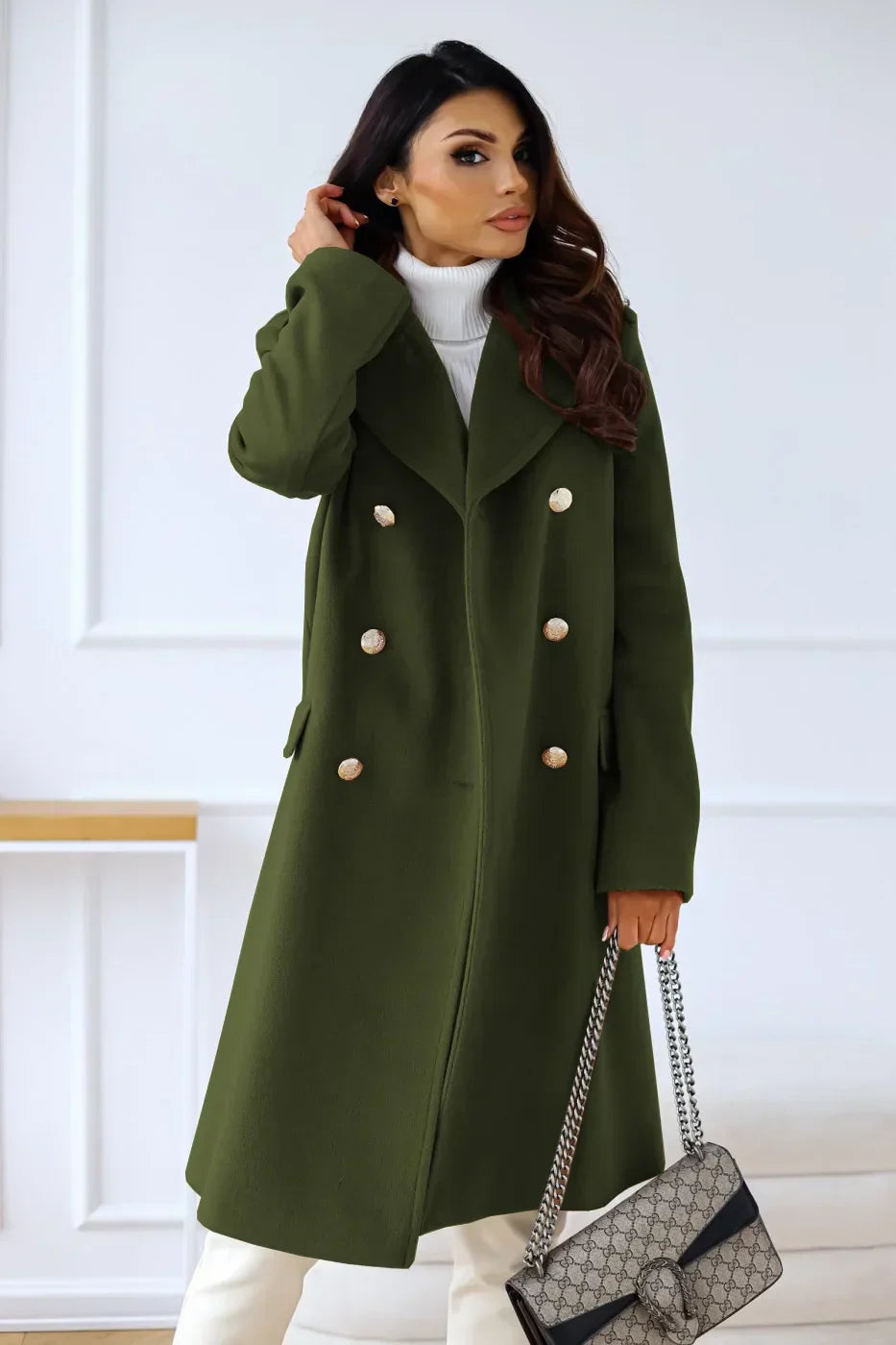 Wanda | Elegant women's trench coat for winter