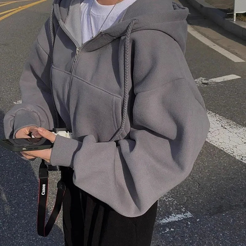 Silvia | Fashionable women's zip-up hoodie
