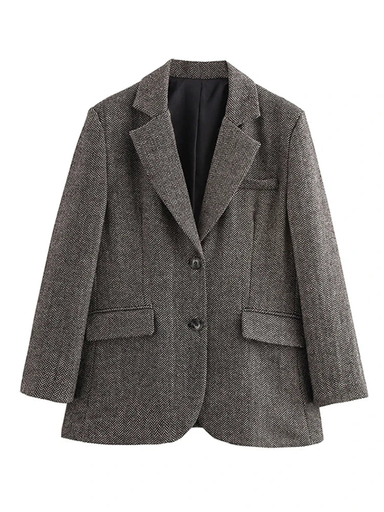 Ursula | Modern women's blazer with lapel collar