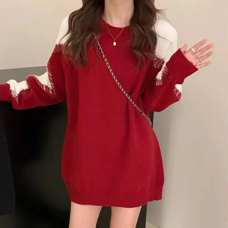 Dagmar | Warm, loose-fitting knitted sweater for women