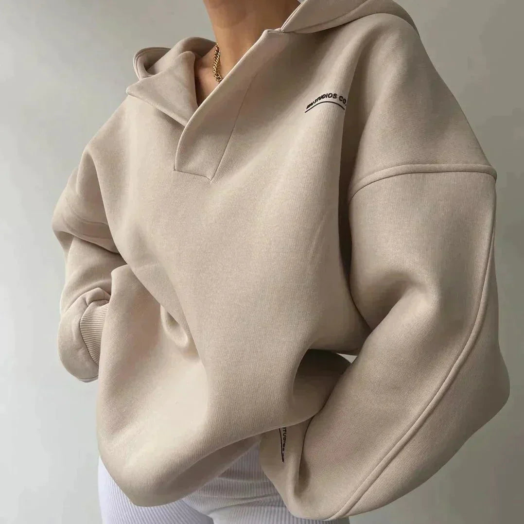 Yesenia® | Pull oversize à turtleneck and V for women
