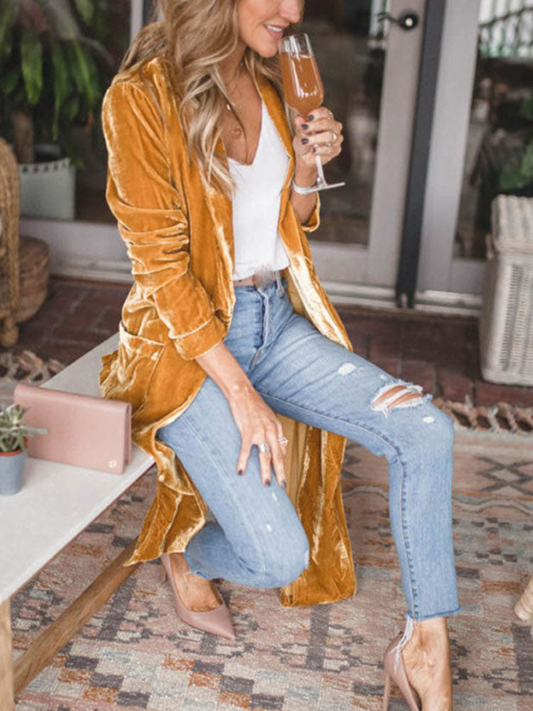 Victoria® | Uplifting My Way Velvet Kimono Jacket