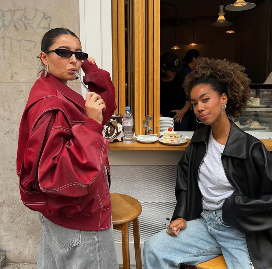 Josefina® | oversized leather jacket