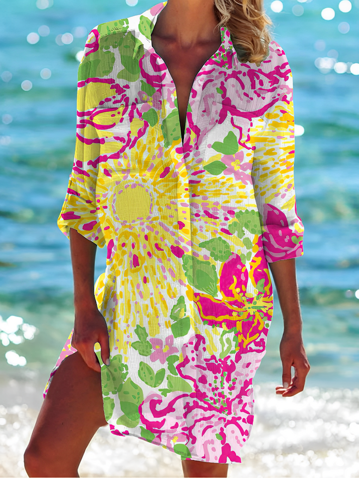 Yesica® | Flexible Button-Down Bluse