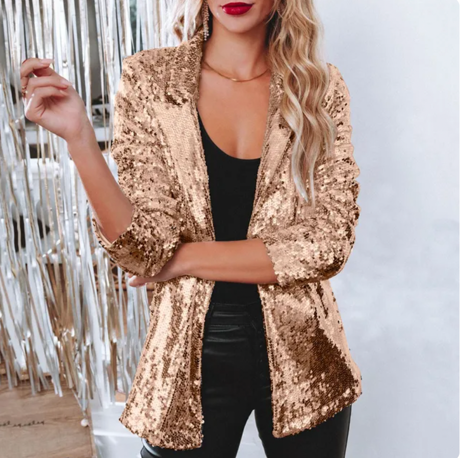 Maeve® | Elegant Sequin Blazer