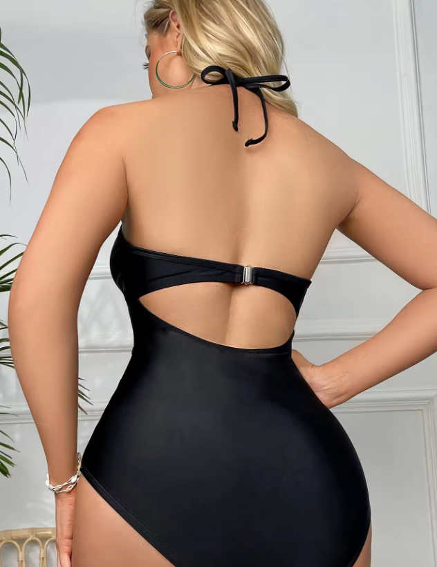 Ramona® | Swimsuit With Mesh Details And Open Back
