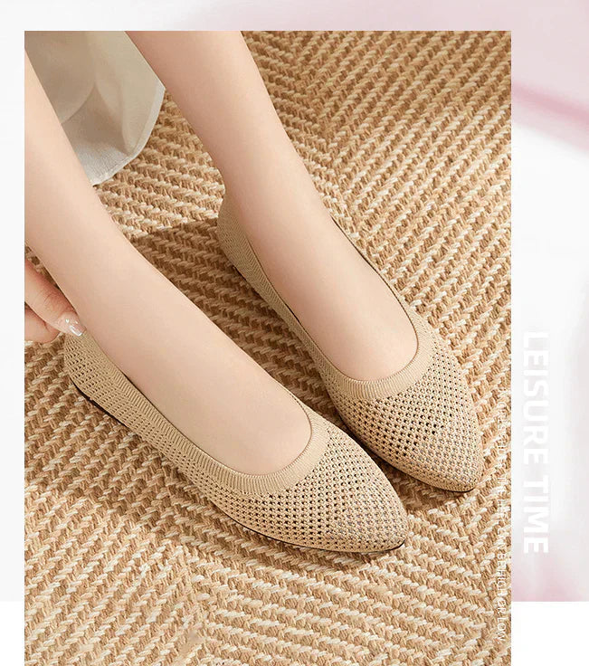 Gertrudis® | Grey Orthopedic Ballerinas