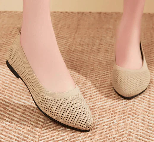 Marcela® | Gray Orthopedic Ballerinas