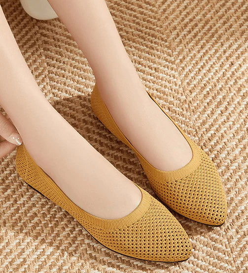 Marcela® | Gray Orthopedic Ballerinas