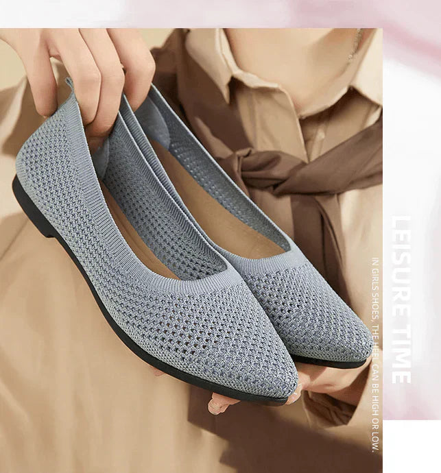 Gertrudis® | Grey Orthopedic Ballerinas