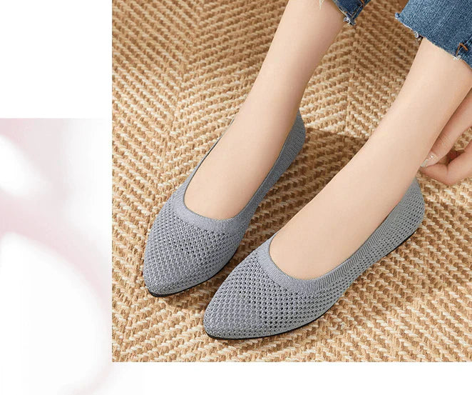 Gertrudis® | Grey Orthopedic Ballerinas
