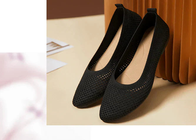 Gertrudis® | Grey Orthopedic Ballerinas