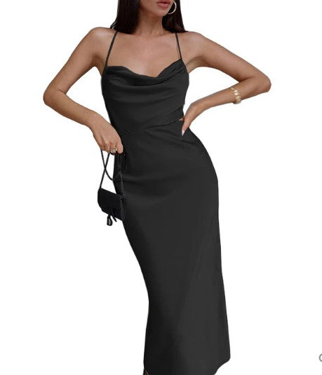 Elisa® | Black Cocktail Dress With Lace