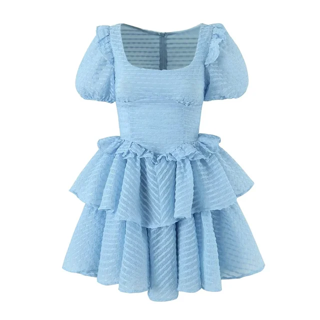 Samanta® | Polyester Blue And White Summer