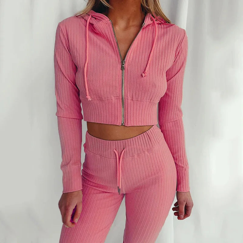 Miriam | Modern long sleeve slim set for women