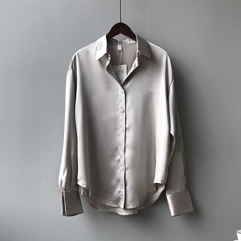 Bucek® | Women'S Clothing Silk Shirt Vintage Blouse