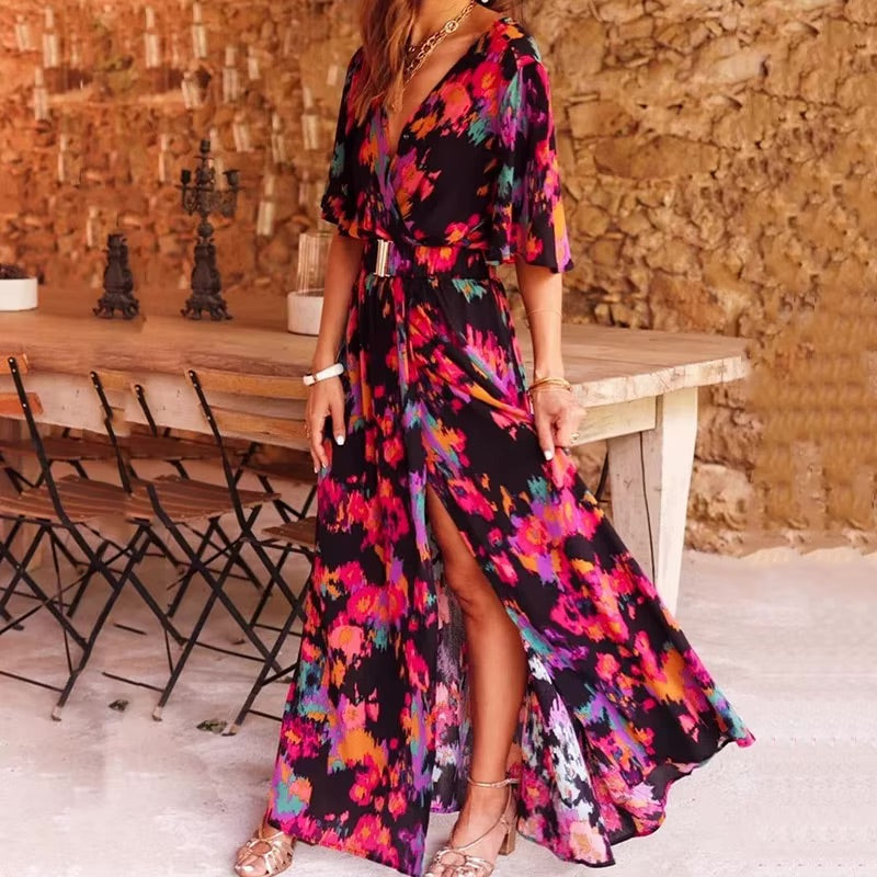 Charlotte | Bohemian Summer Long Maxi Dress