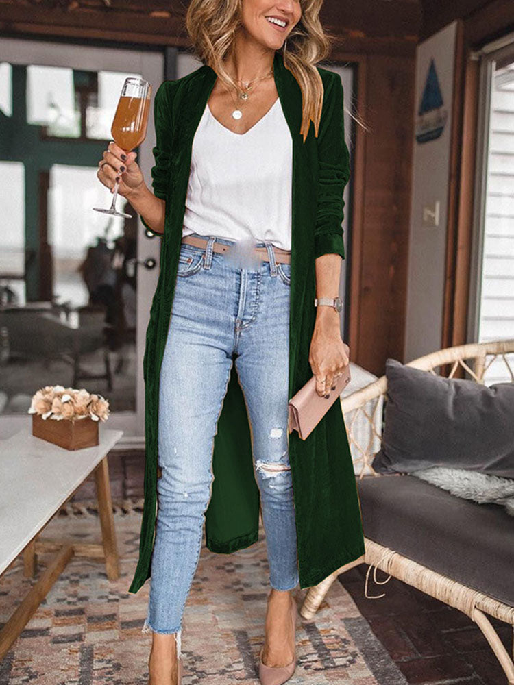 María José® | Uplifting My Way Velvet Kimono Jacket
