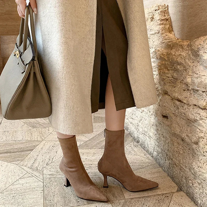 Doris | Women's Pointed Heel Boots