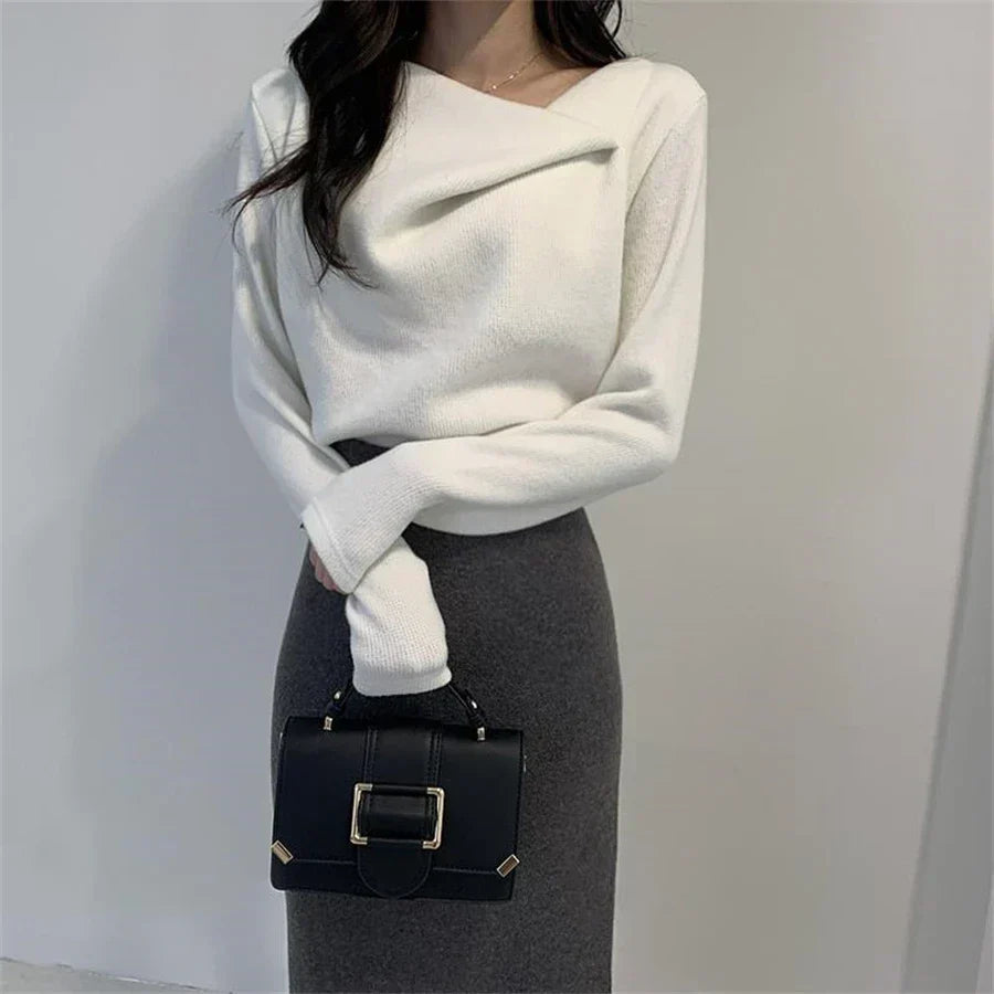 Lucie | Velvet sweater for women