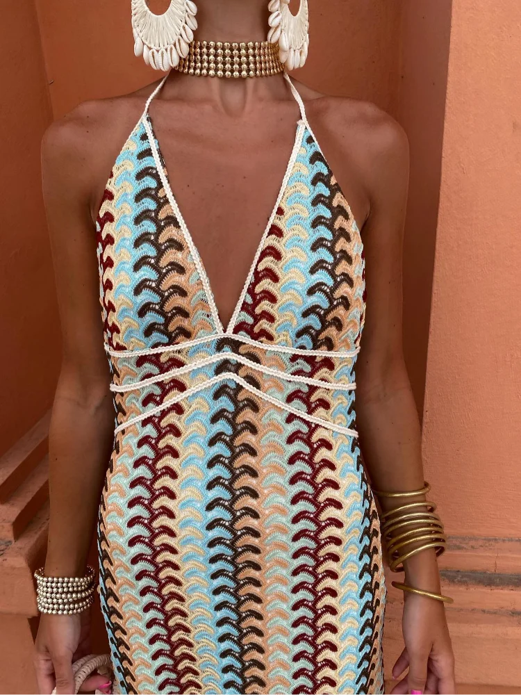 Ester® | Backless V-Neck Dress