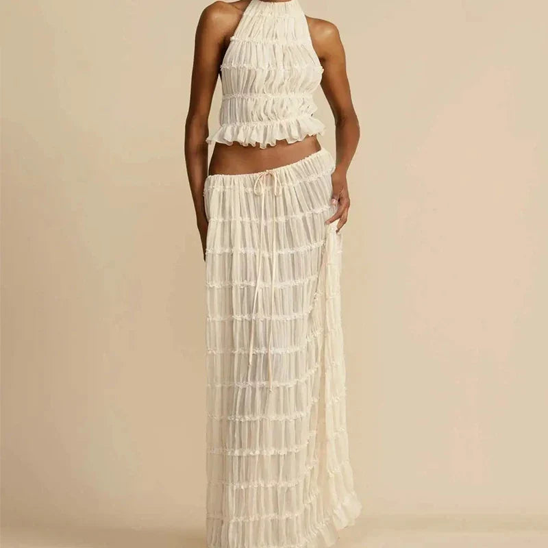 Eva® | Elegant Long Lace Dress For Ceremony