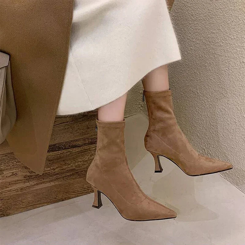 Doris | Women's Pointed Heel Boots