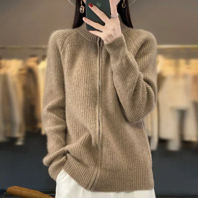 Teresa | Women's Zip-Up Sweater Jacket