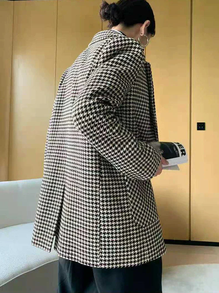 Maricarmen | Houndstooth blazer