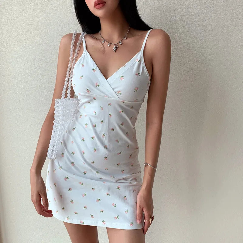 Mara® | Sexy V-Neck Linen Summer Dress For Women