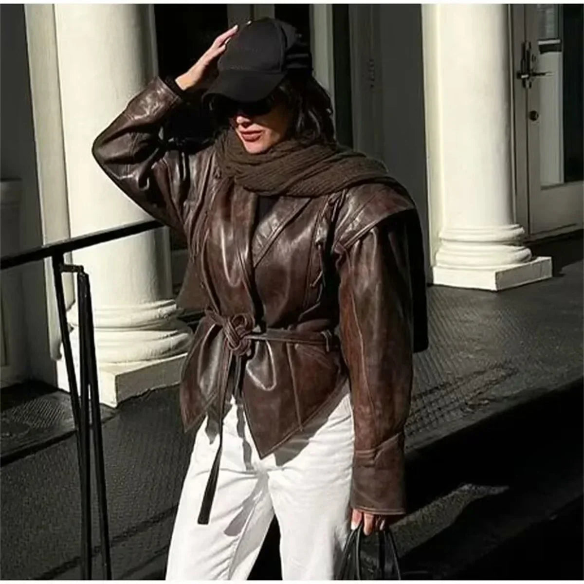 Amparo | Women's leather jacket for fashion street