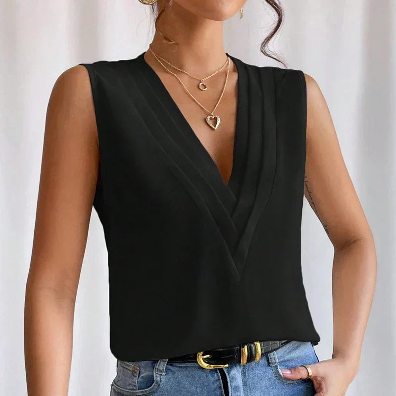 Bubba® | Elegant Sleeveless Blouse