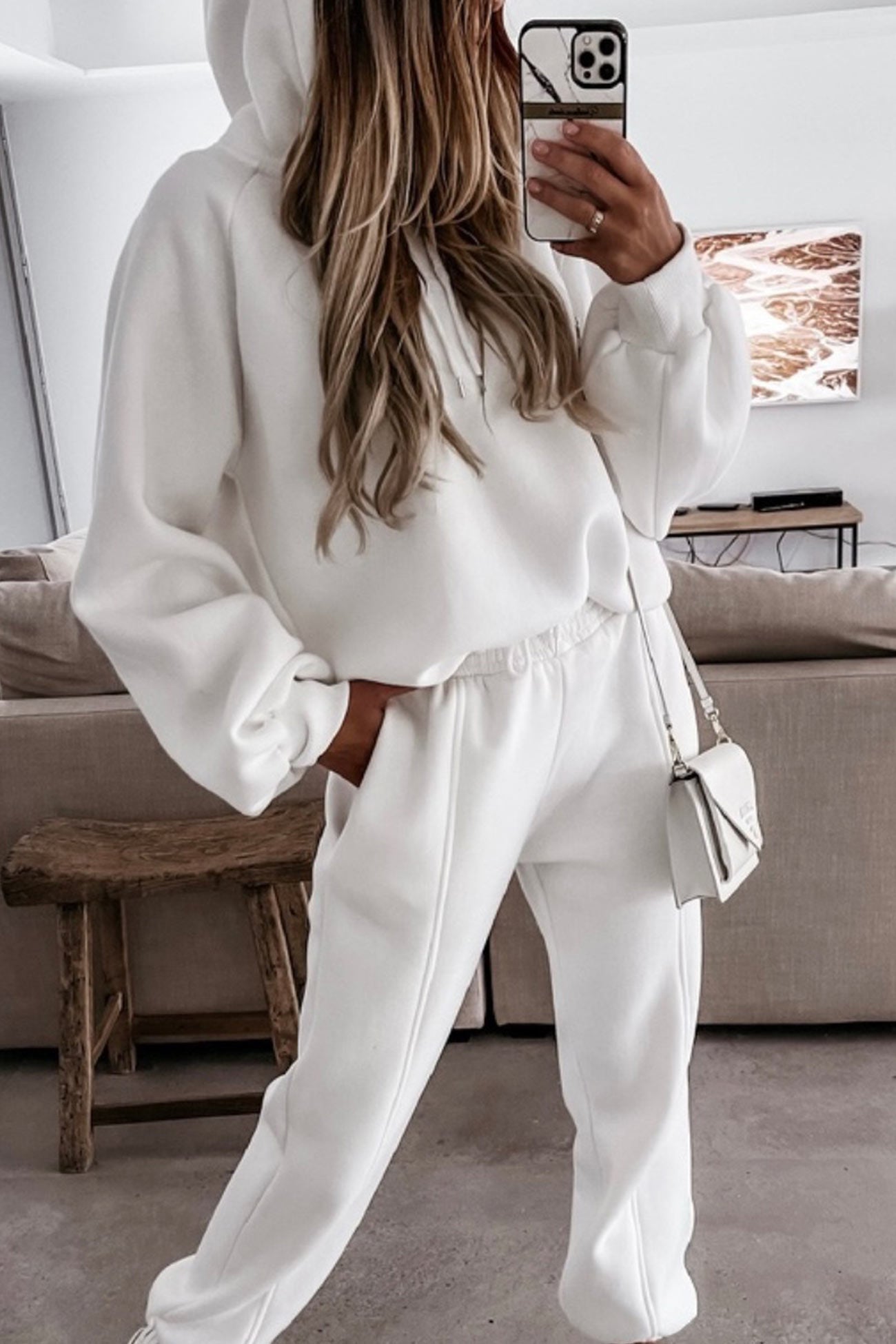 Dayana | Solid color short suits with hood