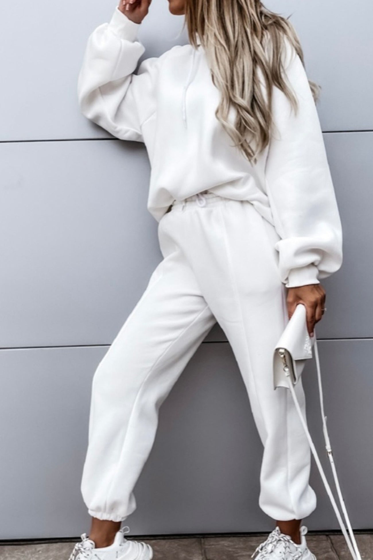 Dayana | Solid color short suits with hood
