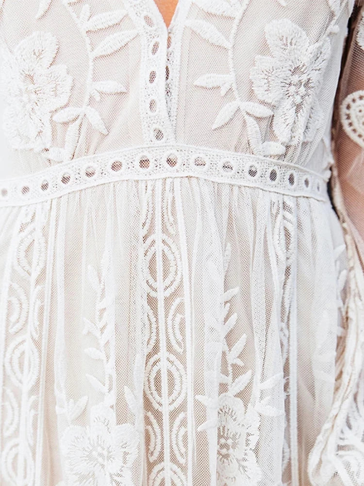Cinthia® | Maxi Dress Bohemian Lace