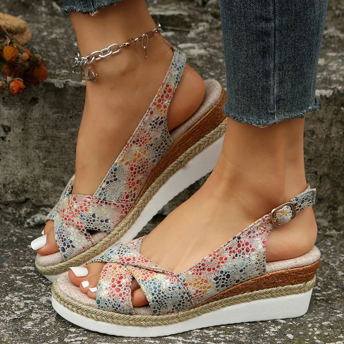 Ornella® | Orthopedic Wedge Sandals In Different Colors