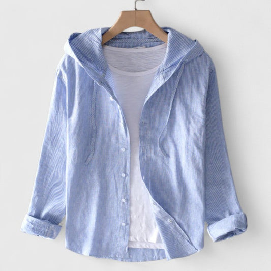 Demi | Elegant Hooded Blouse