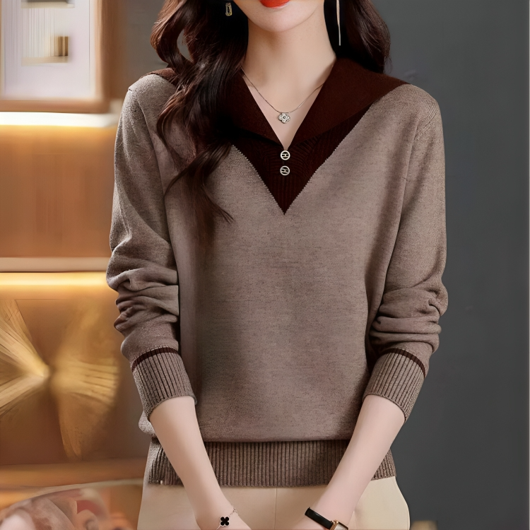 Savannah® | Elegant And Comfortable V-Neck Sweater
