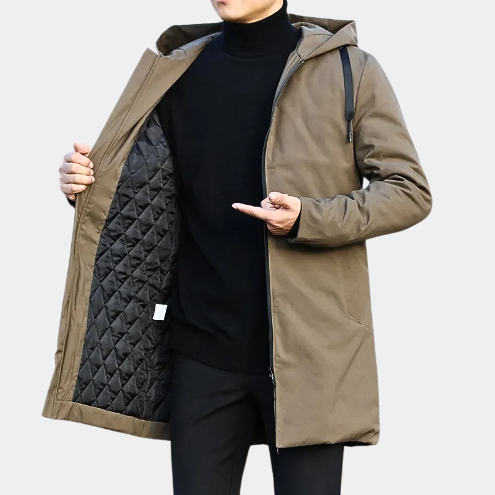 Teddy | Men's Hooded Zip-Up Casual Jacket