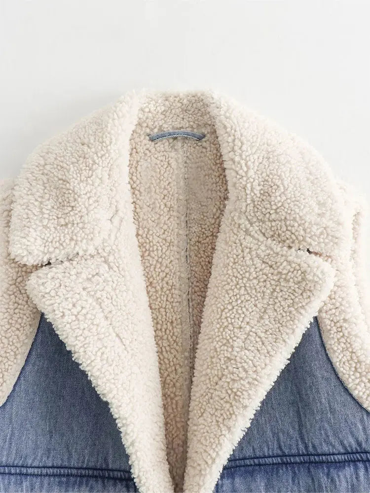 Julia | Fashionable sheepskin jacket