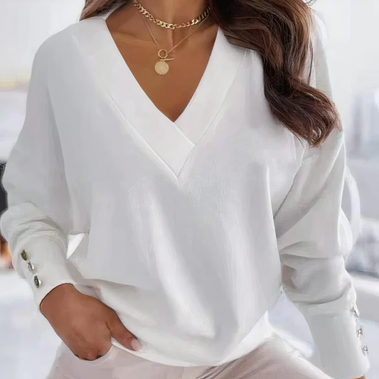 Ellen | V-neck knitted sweater