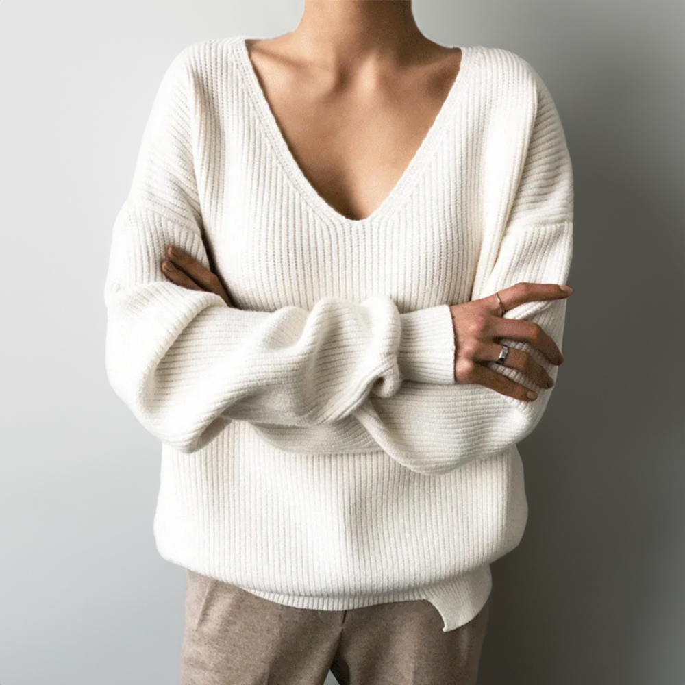 Rocio | Soft layered knit sweater