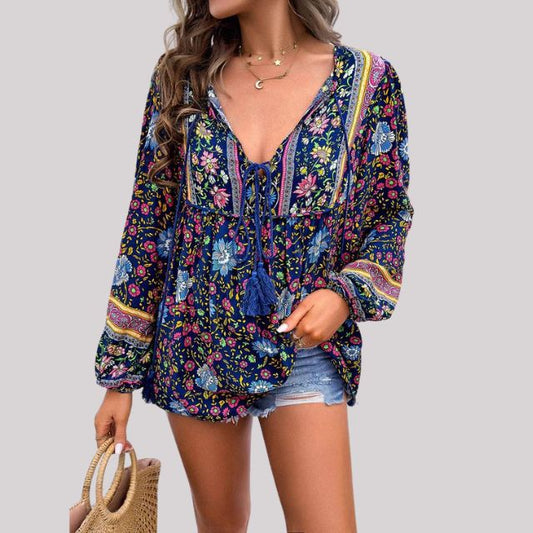 Brusinski® | Boho Paisley Blouse For Women