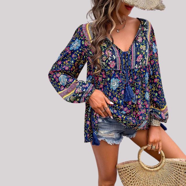 Brusinski® | Boho Paisley Blouse For Women