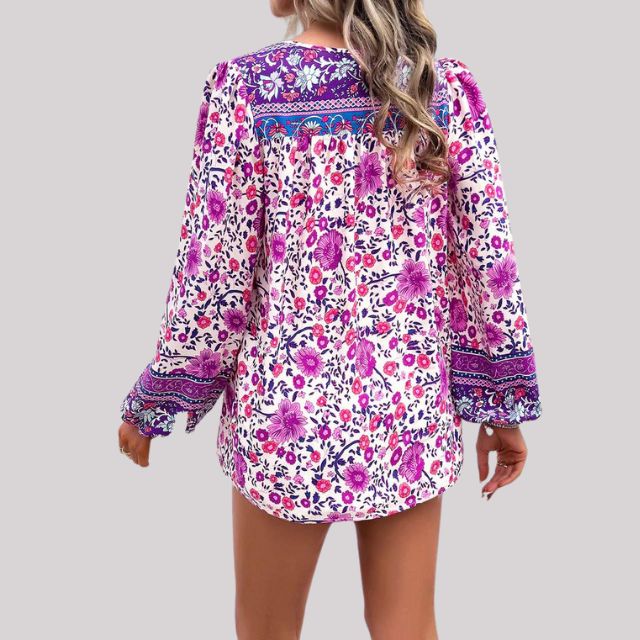 Brusinski® | Boho Paisley Blouse For Women