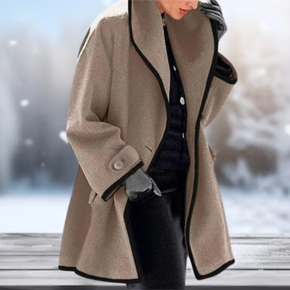 Delia® | Coat de laine retro for women