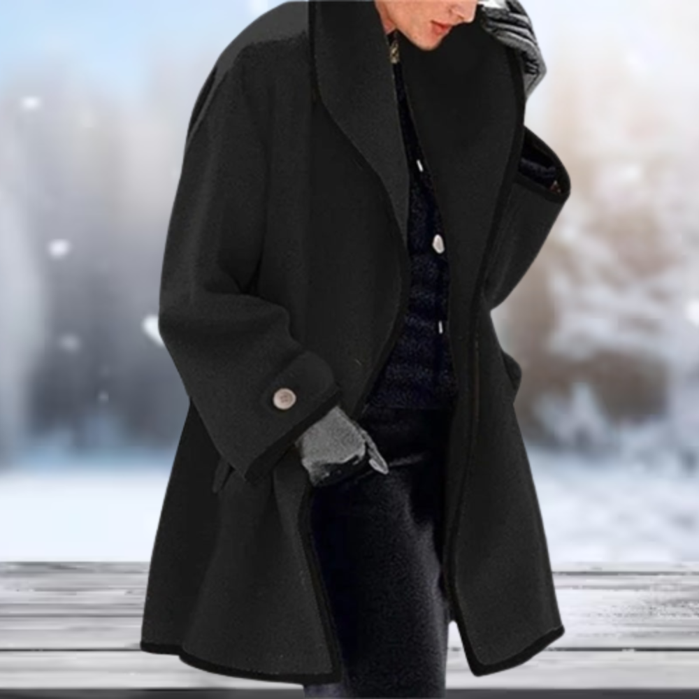 Delia® | Coat de laine retro for women