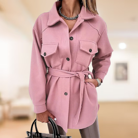 Griselda | Coat with polo buttons